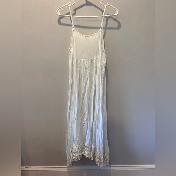 Free People Intimately White Sheer Maxi Lace Dress NWOT - Picture 2 of 12